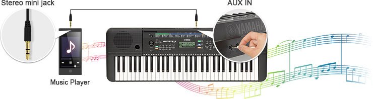 Yamaha piano store psr e253 price