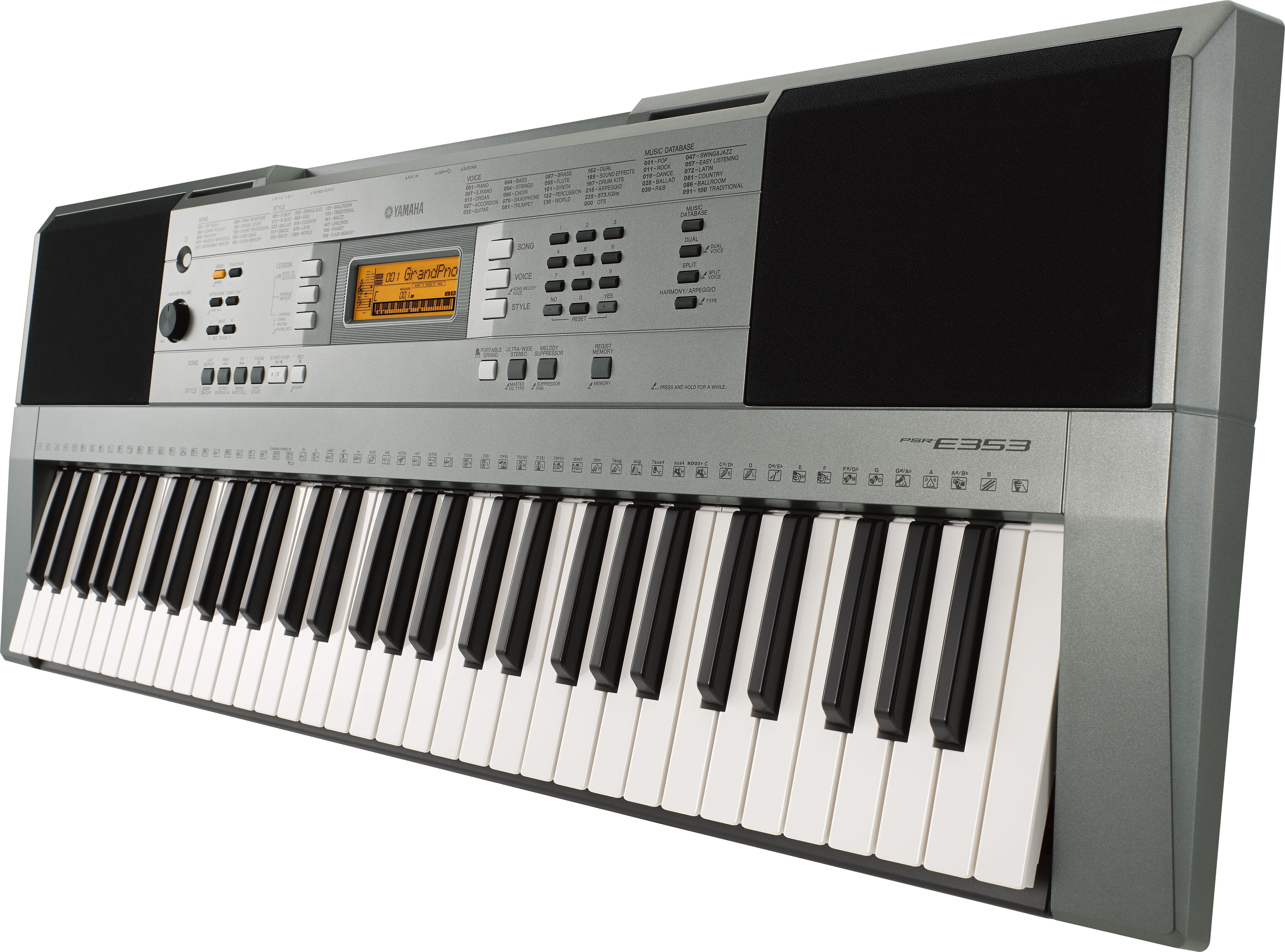 PSR-E353 - Overview - Portable Keyboards - Keyboard Instruments 