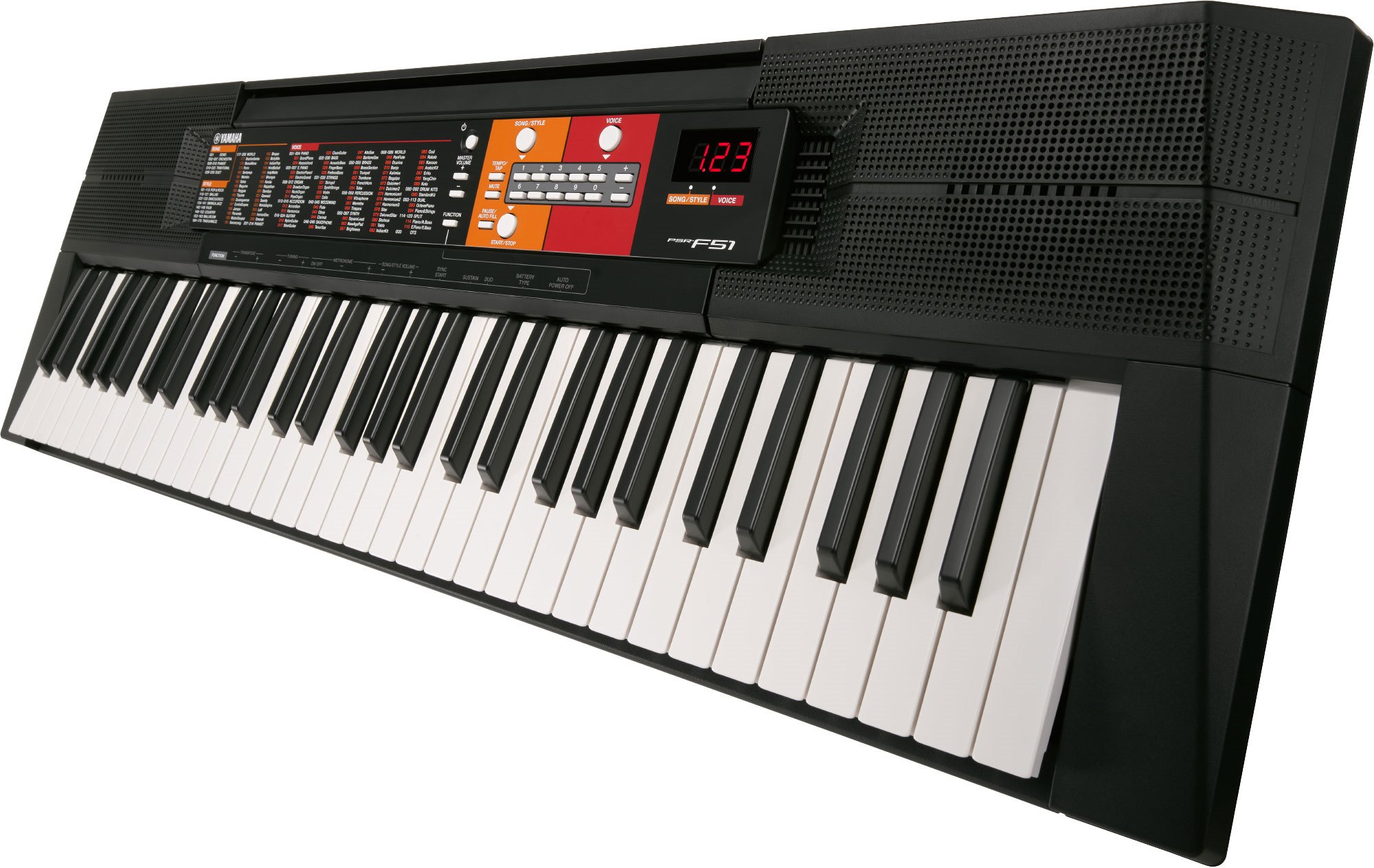 yamaha f51 keyboard features