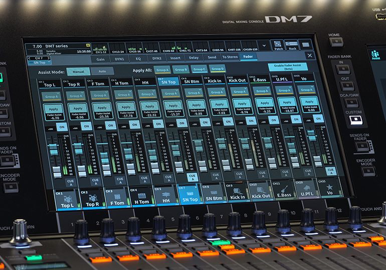 DM7 Series - Features - Mixers - Professional Audio - Products 