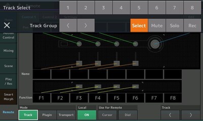 Does MODX have a DAW Remote function?