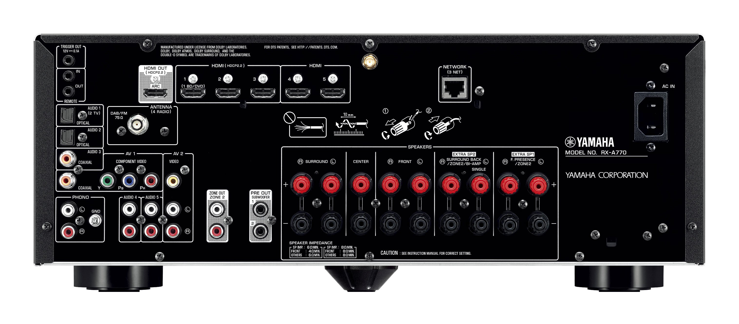 RX-A770 - Overview - AV Receivers - Audio & Visual - Products 