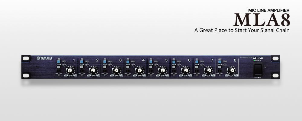 MLA8 - Overview - Interfaces - Professional Audio - Products 