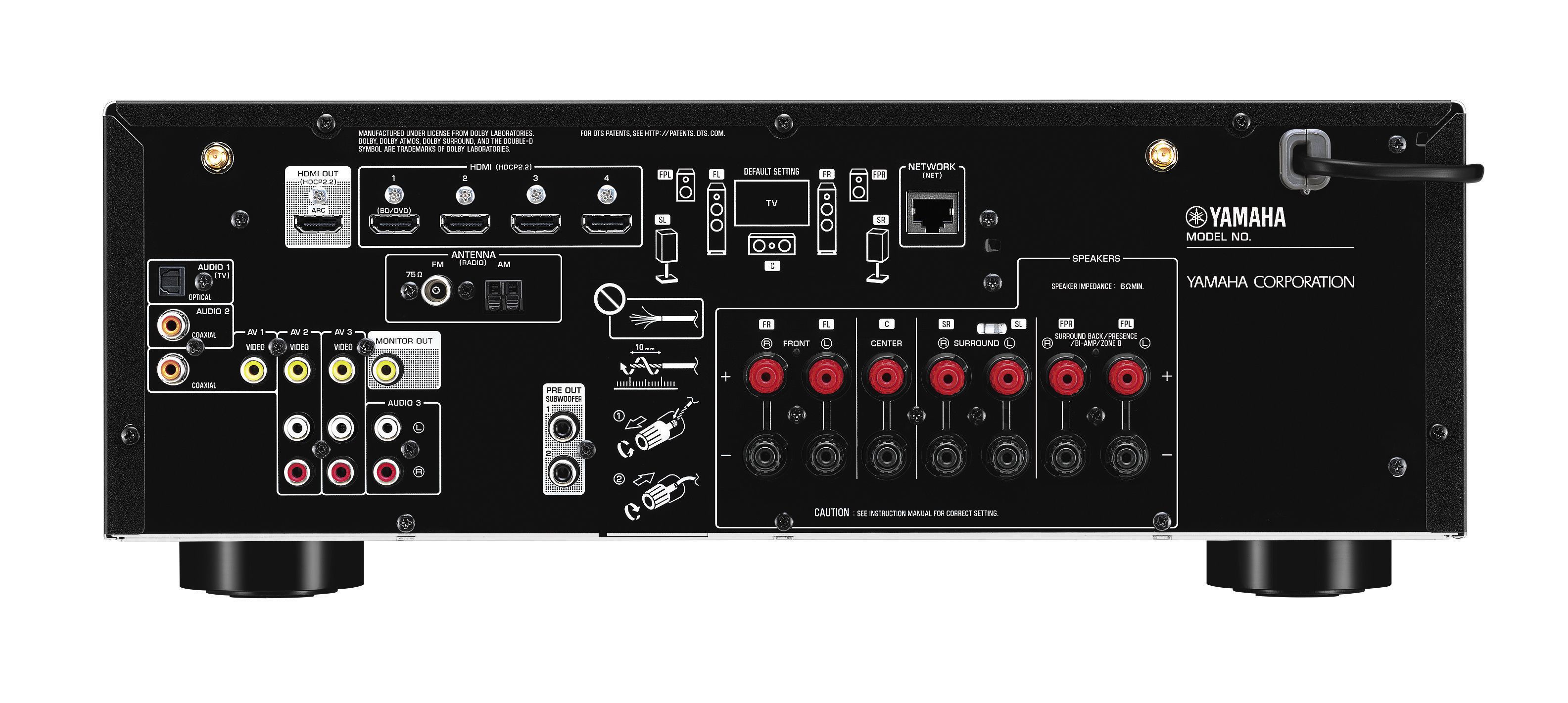 RX-V585 - Overview - AV Receivers - Audio & Visual - Products 