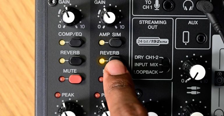 Yamaha AG06MK2: efectos DSP de latencia cero para dar forma a tu sonido como un profesional