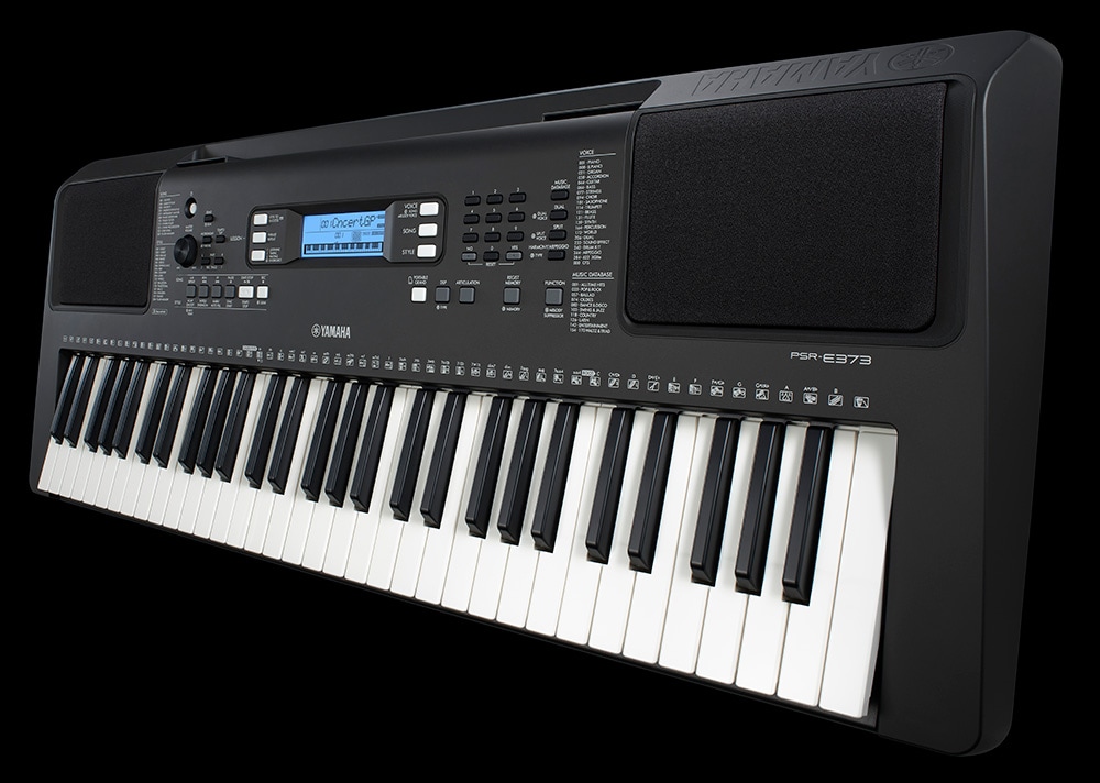  Yamaha PSR-E373 PKY 61-Key Premium Keyboard Pack with Power  Supply, Bolt-On Stand, and Headphones, w YAM PSRE373 : Musical Instruments