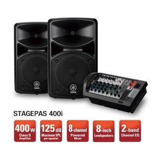 STAGEPAS 400i main features: