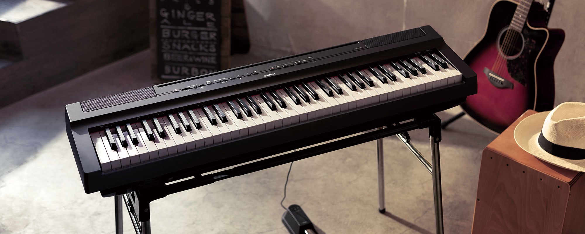 P-121 - Overview - P Series - Pianos - Musical Instruments - Products -  Yamaha - Africa / Asia / CIS / Latin America / Middle East / Oceania